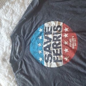 Ferris bueller's day off gray xl t shirt